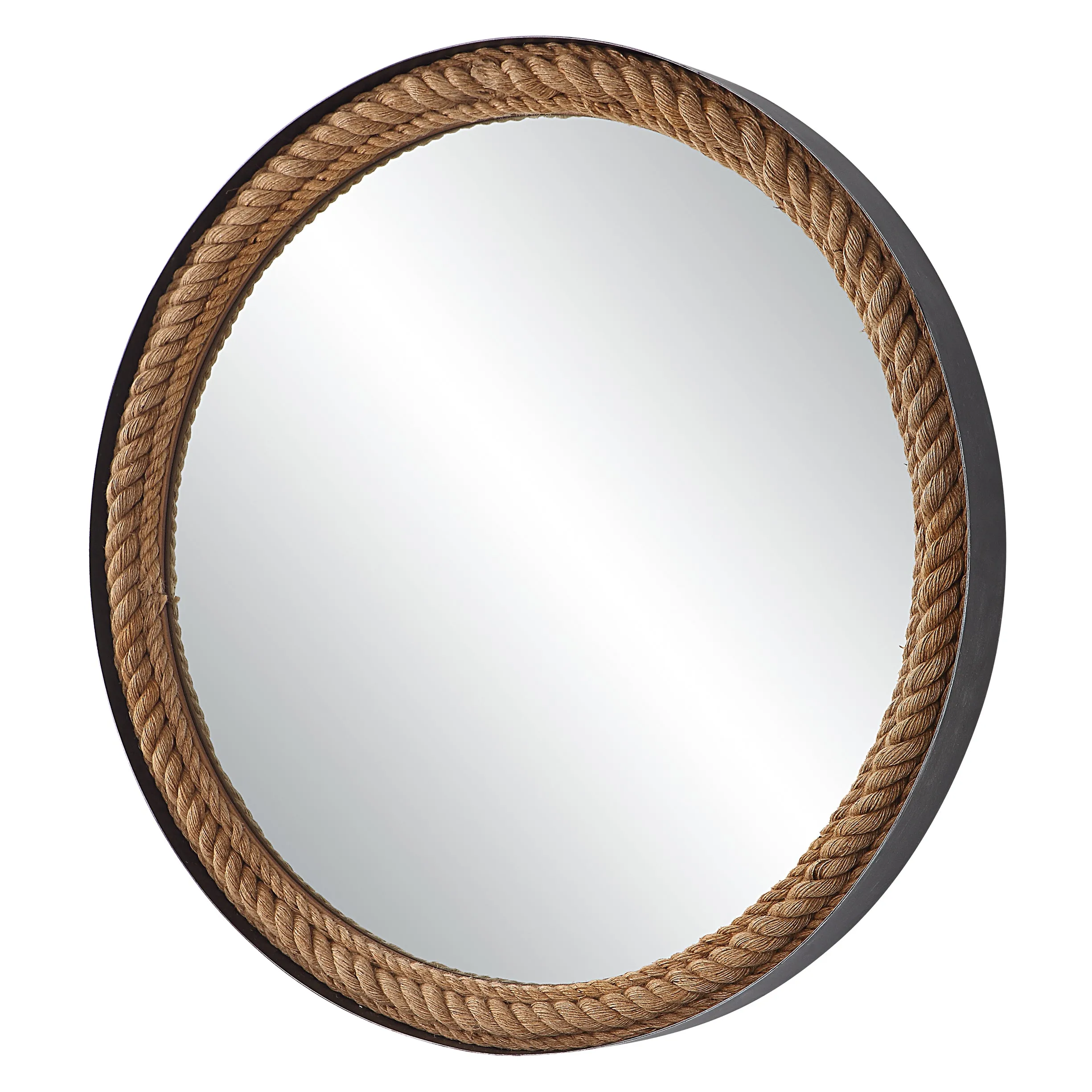 Uttermost Bolton Round Rope Mirror