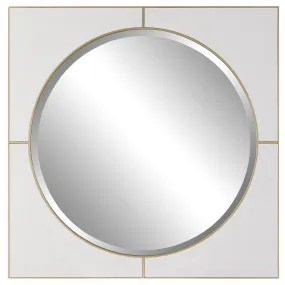 Uttermost Cyprus White Square Mirror