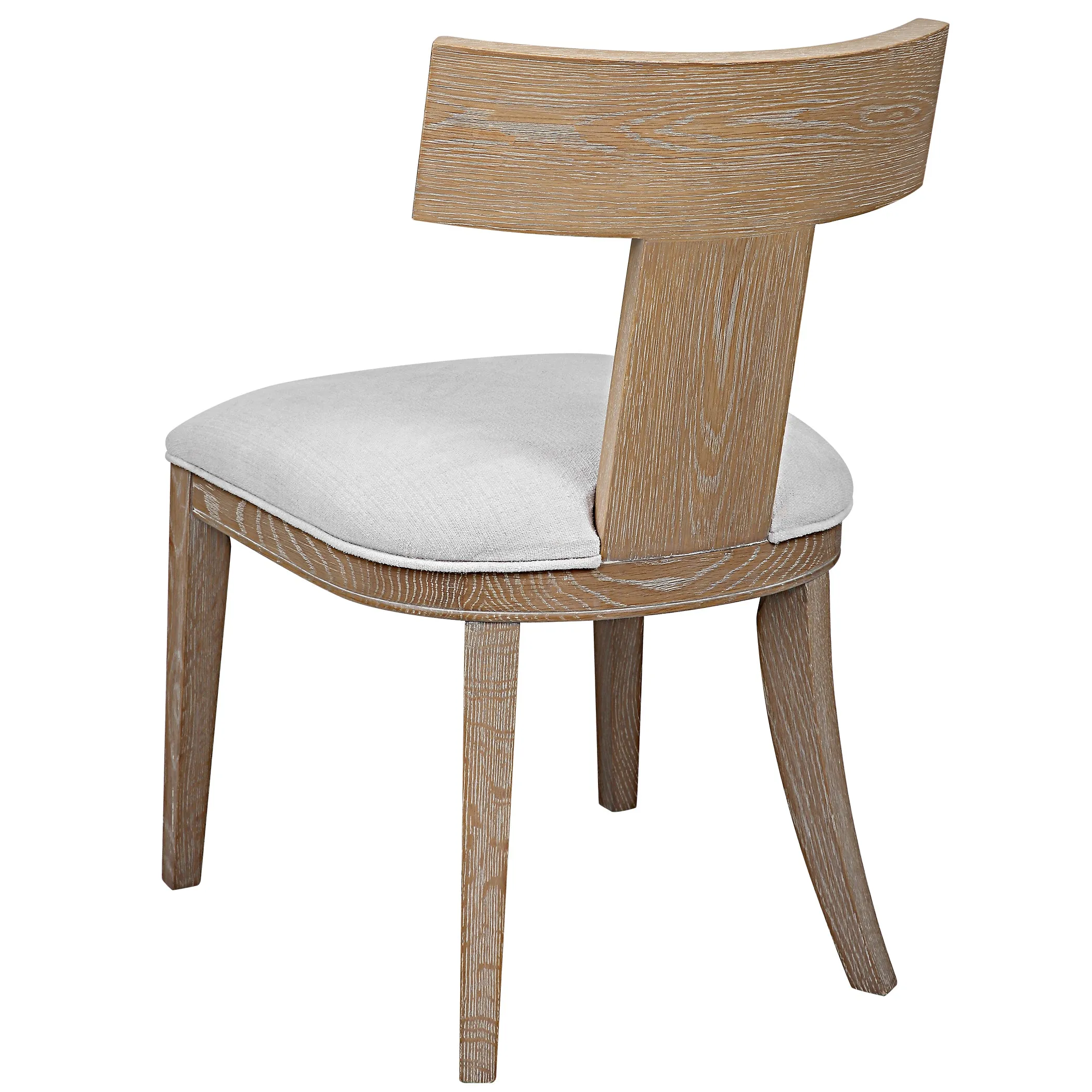 Uttermost Idris Armless Chair Natural