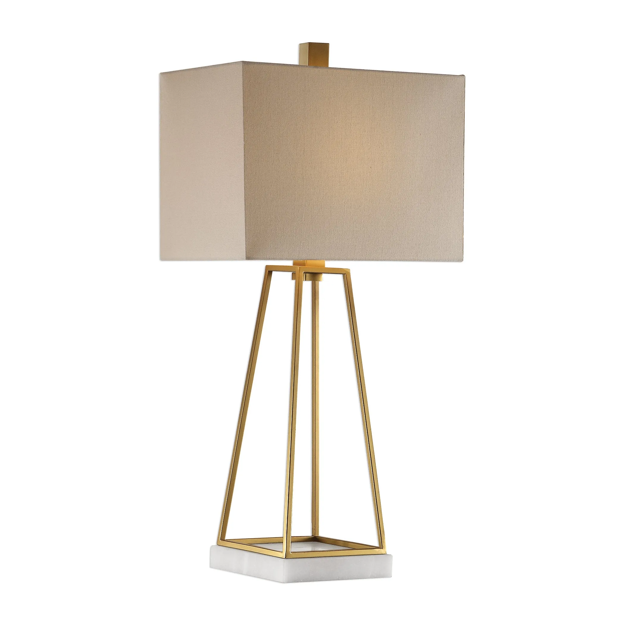 Uttermost Mackean Metallic Gold Lamp