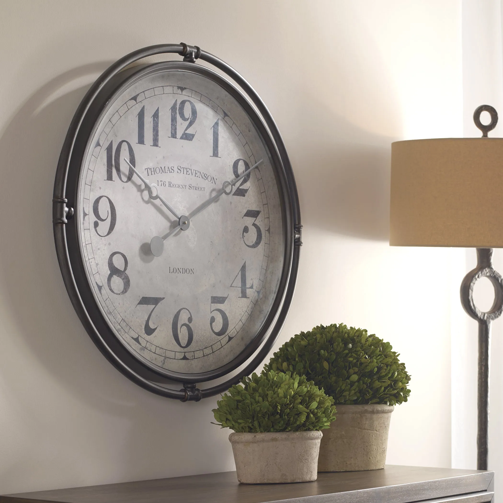 Uttermost Nakul Industrial Wall Clock