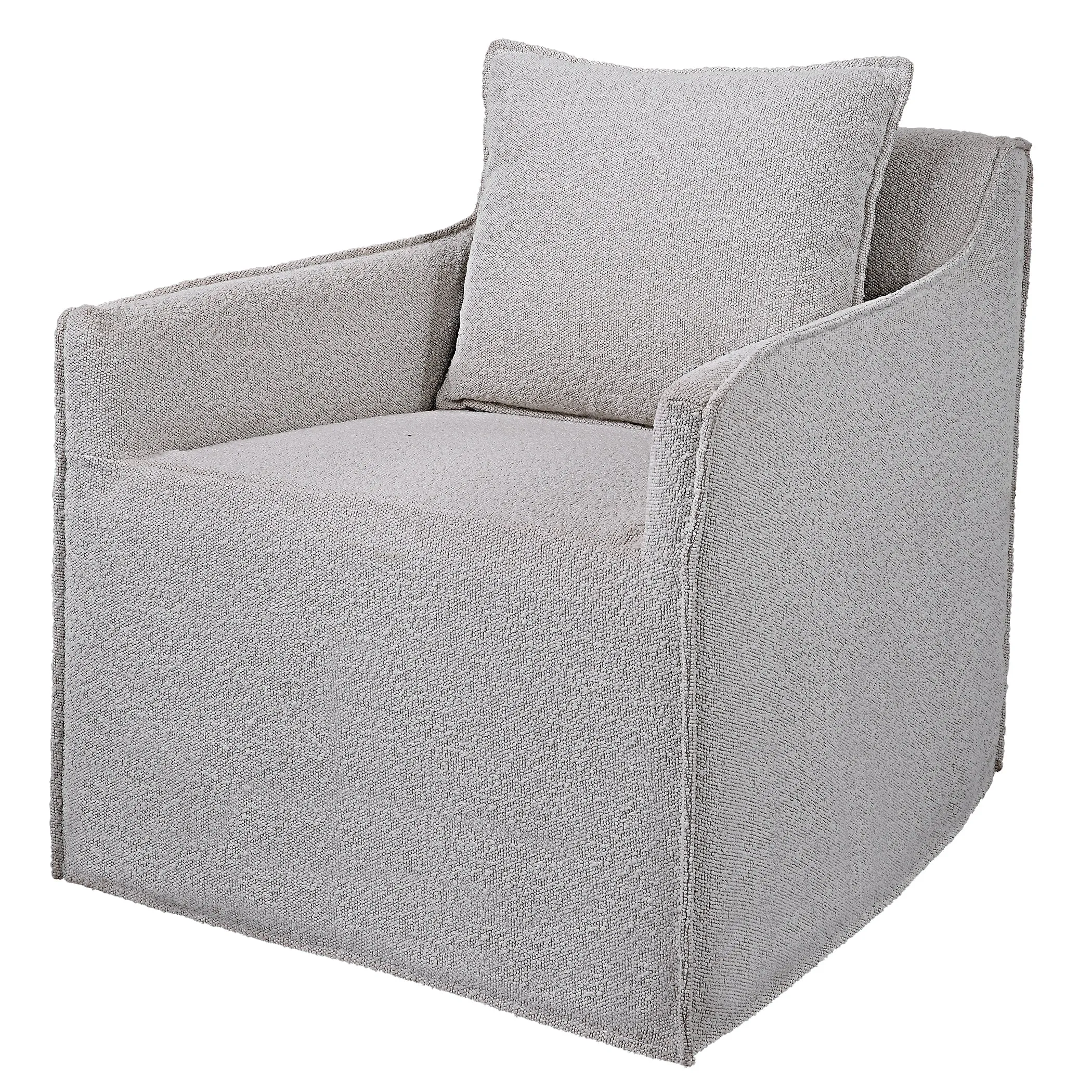 Uttermost Welland Gray Swivel Chair