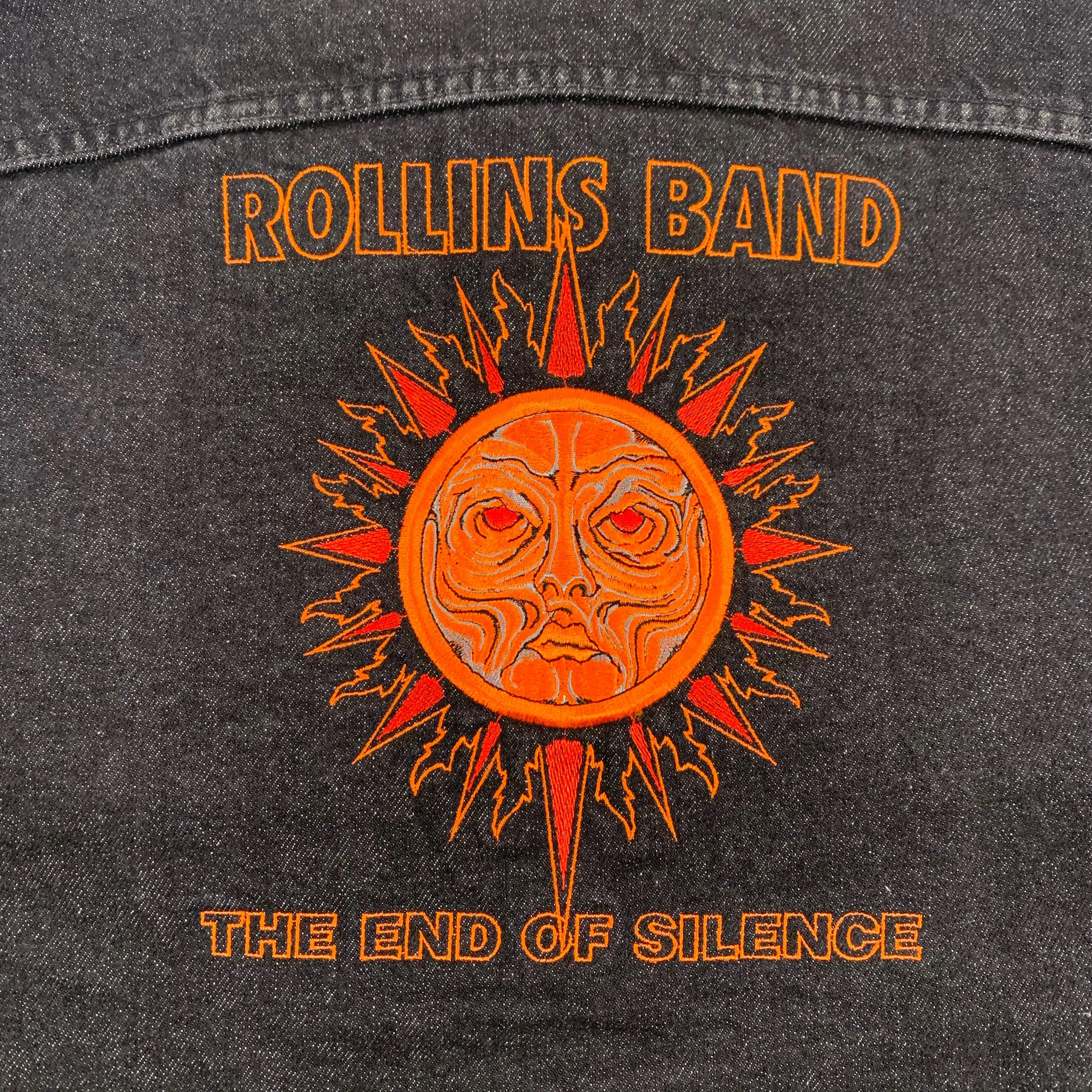 Vintage Rollins Band "Silence Sucks" Denim Jacket