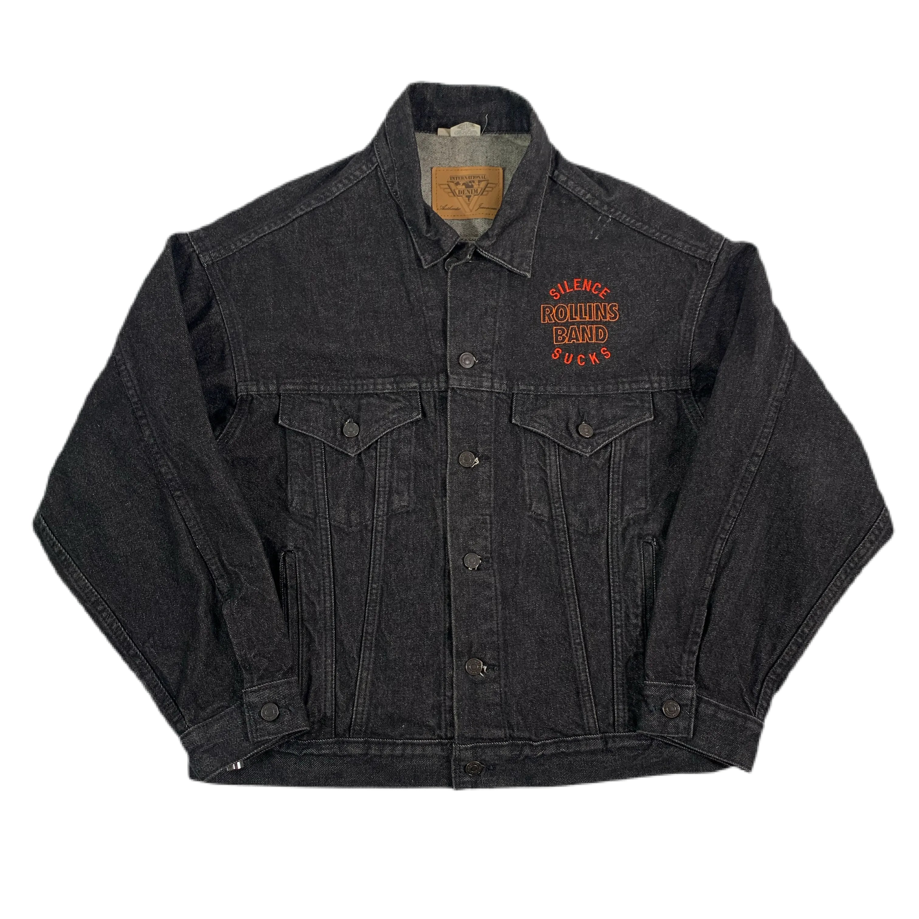 Vintage Rollins Band "Silence Sucks" Denim Jacket