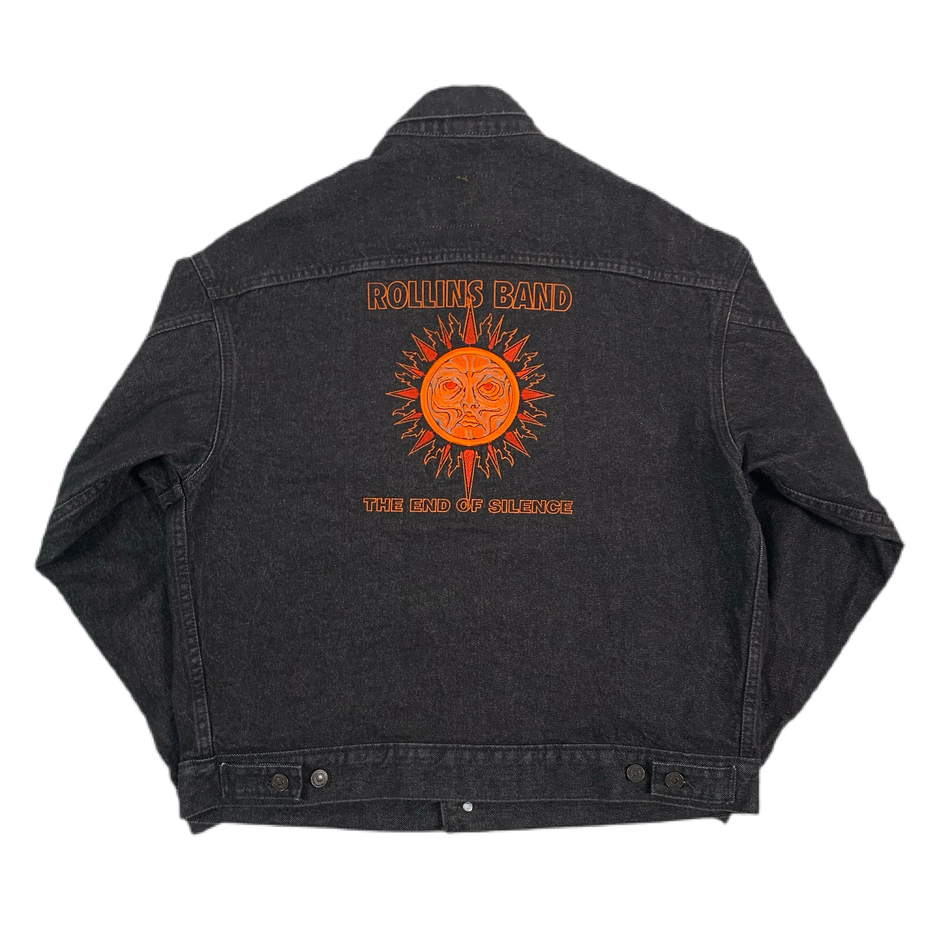 Vintage Rollins Band "Silence Sucks" Denim Jacket