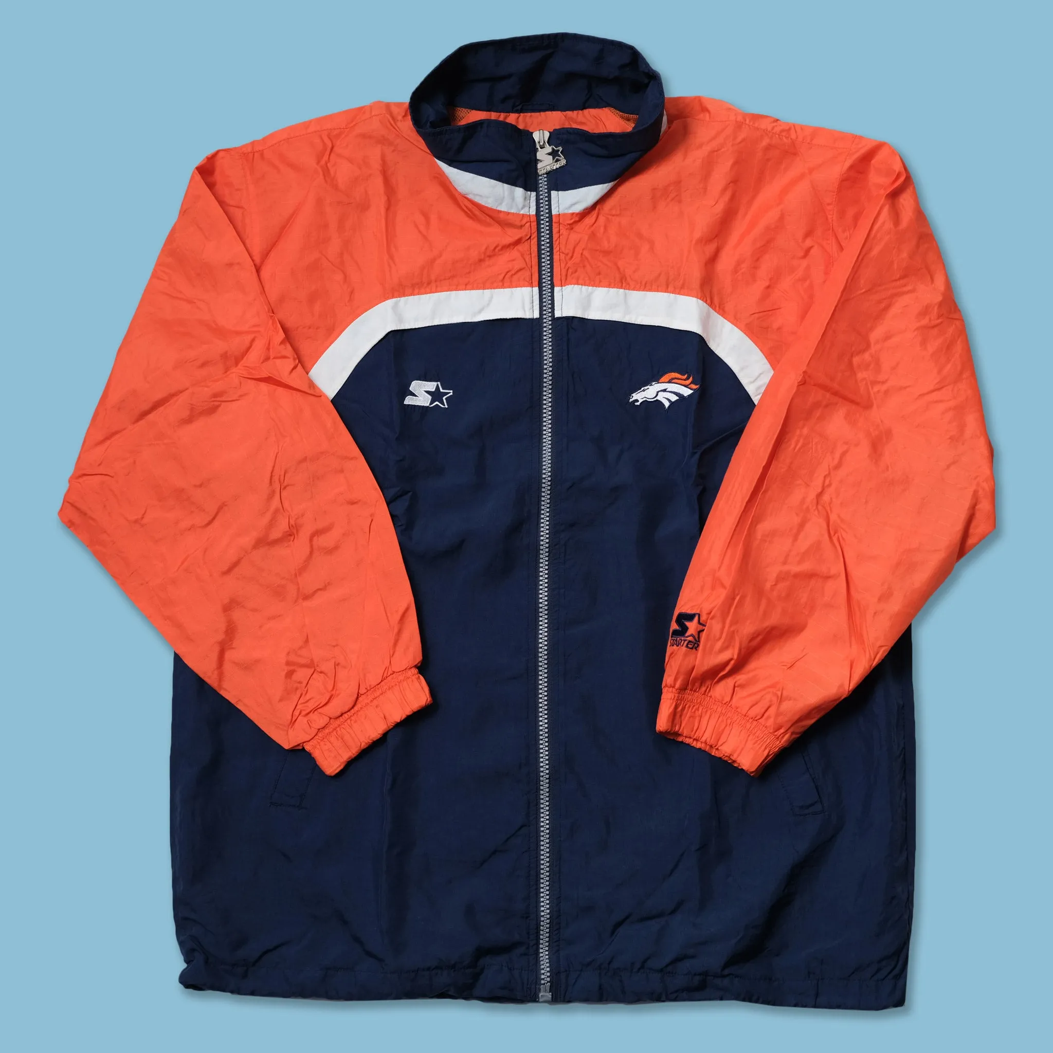 Vintage Starter Denver Broncos Track Jacket XXL