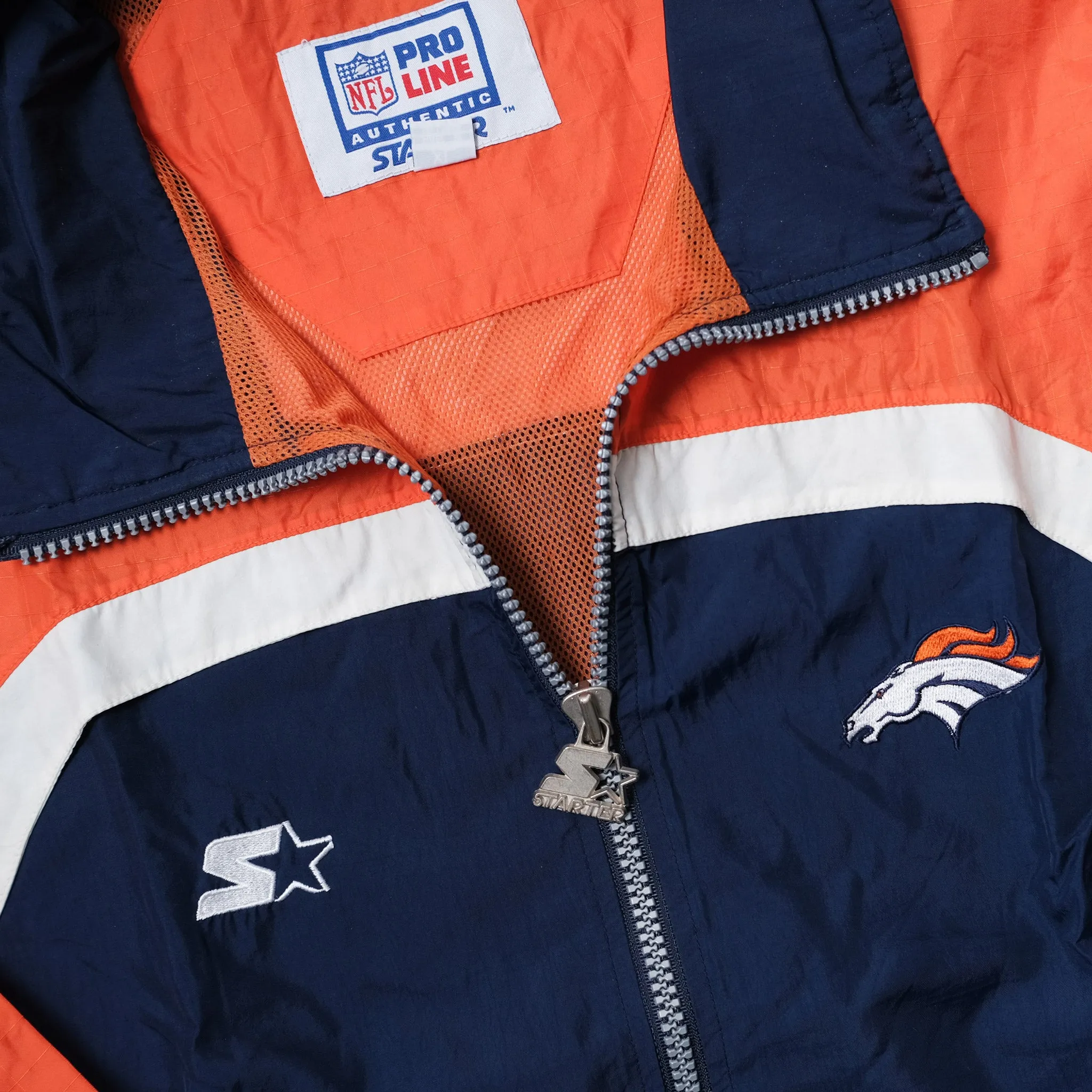 Vintage Starter Denver Broncos Track Jacket XXL