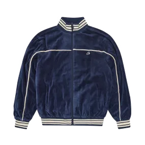 VVS UPTOWN VELOUR TRACK JACKET [NAVY]