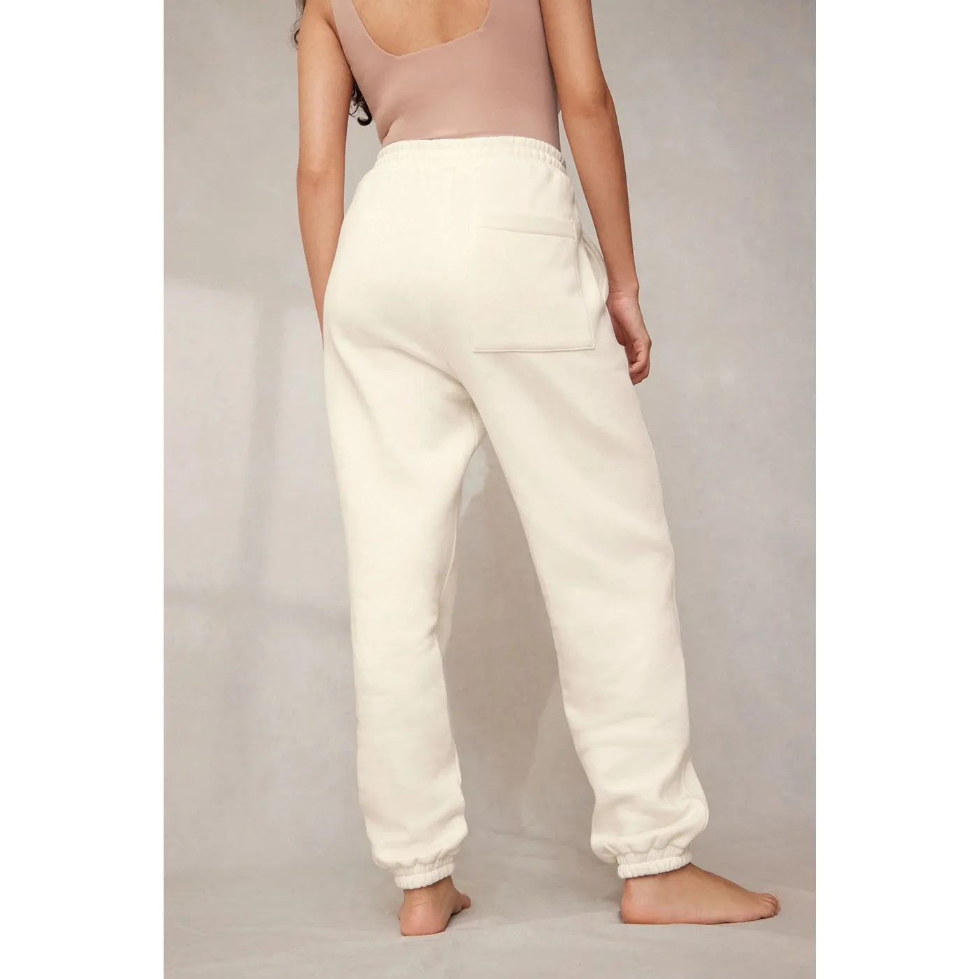 White Self Club Oversized Trouser