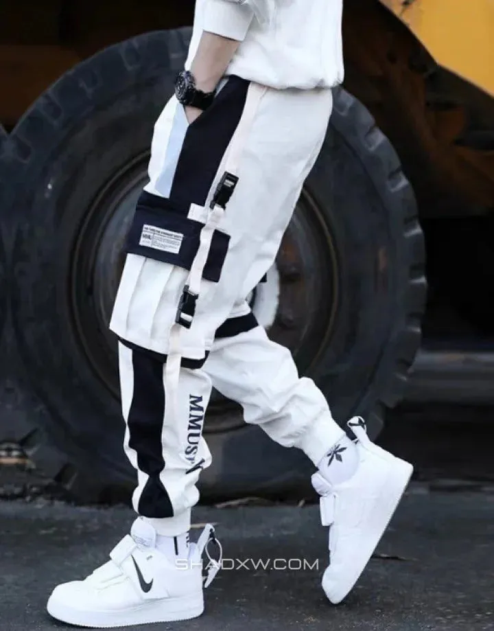 White techwear pants