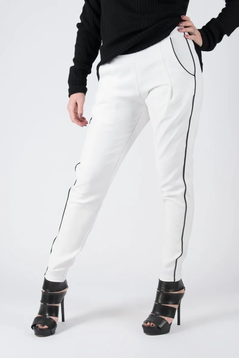 White Tight Pants Josefin