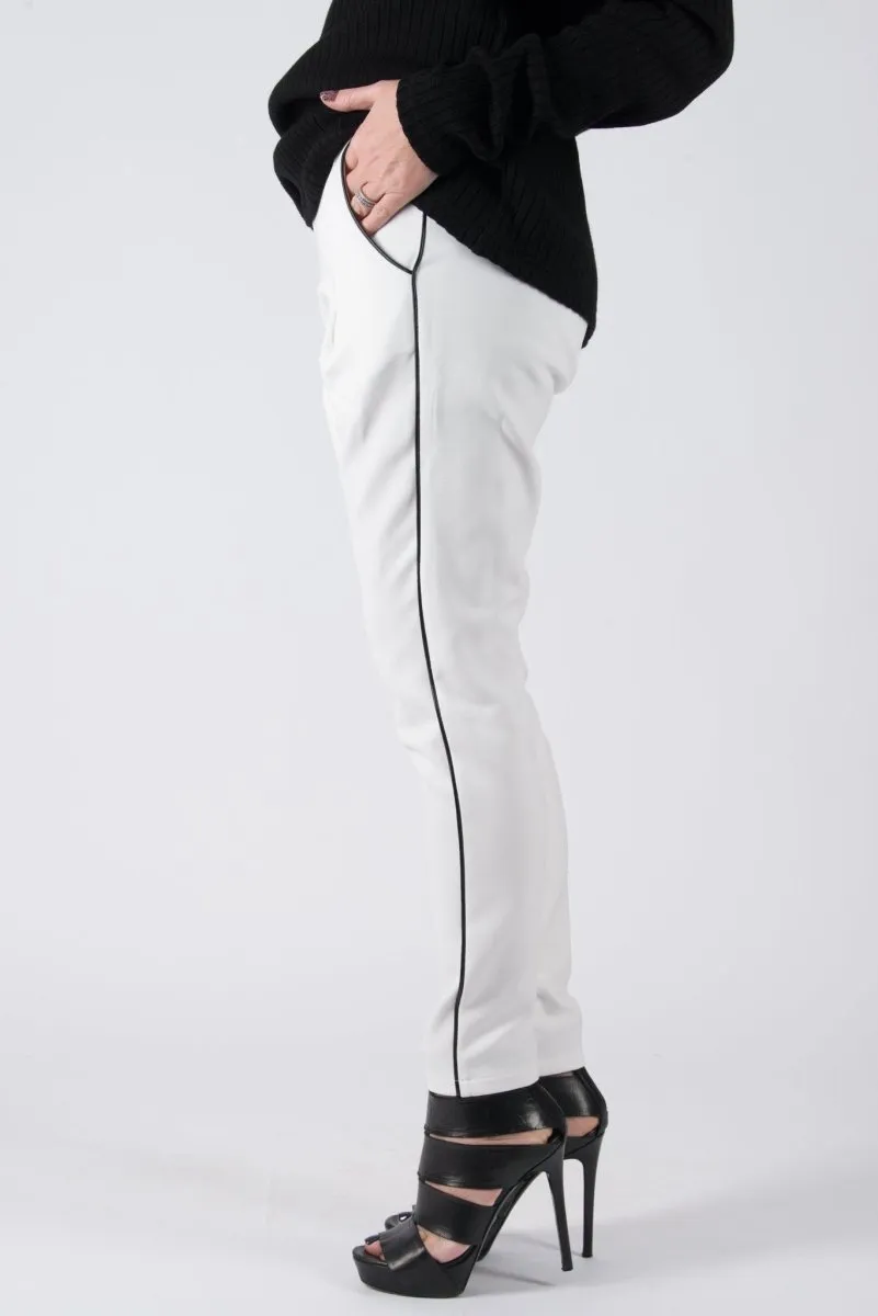 White Tight Pants Josefin