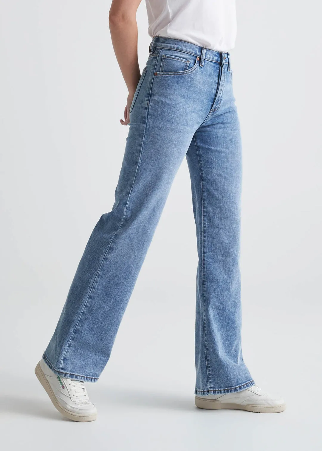 Women's Midweight High Rise Wide Leg Jean