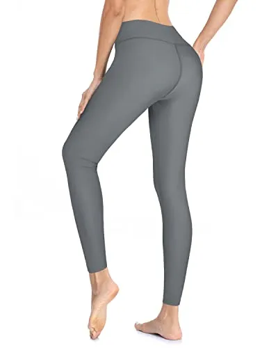 Women's Wetsuit Pants Tummy Control High Waisted Upf 50  Swimsuit Pants-Grey