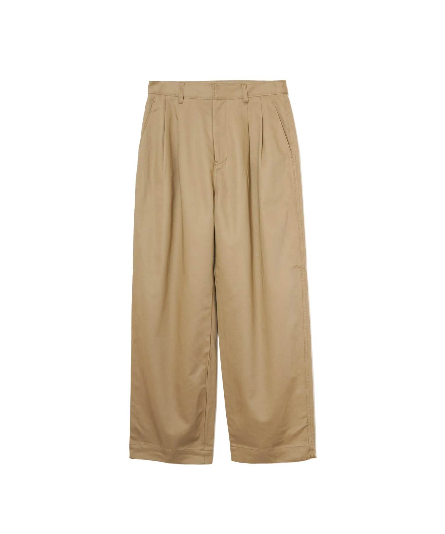 【WOMEN】upper hights 2TUCK WIDE CHINO PT