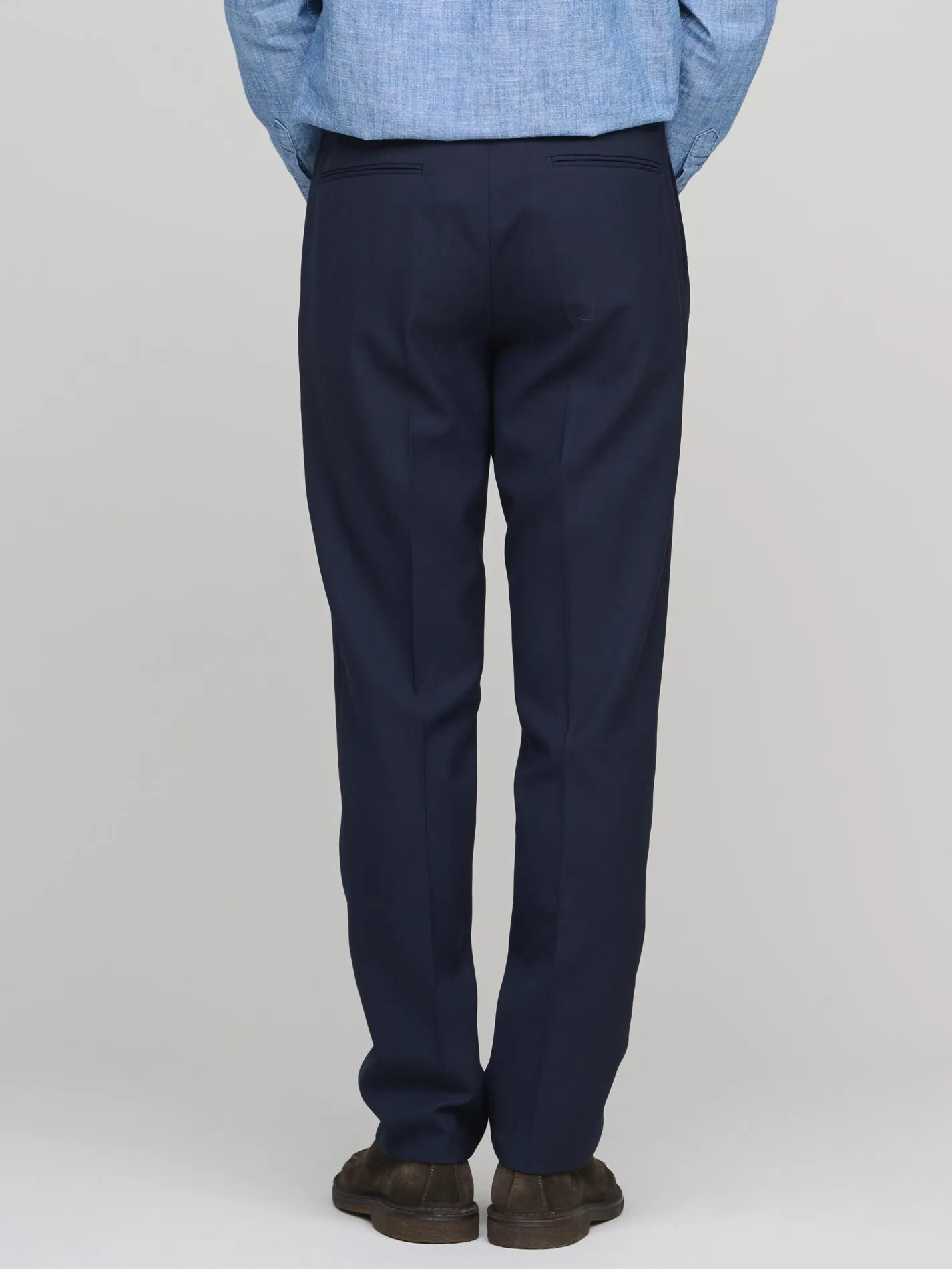 Wool Trouser Regular, Navy