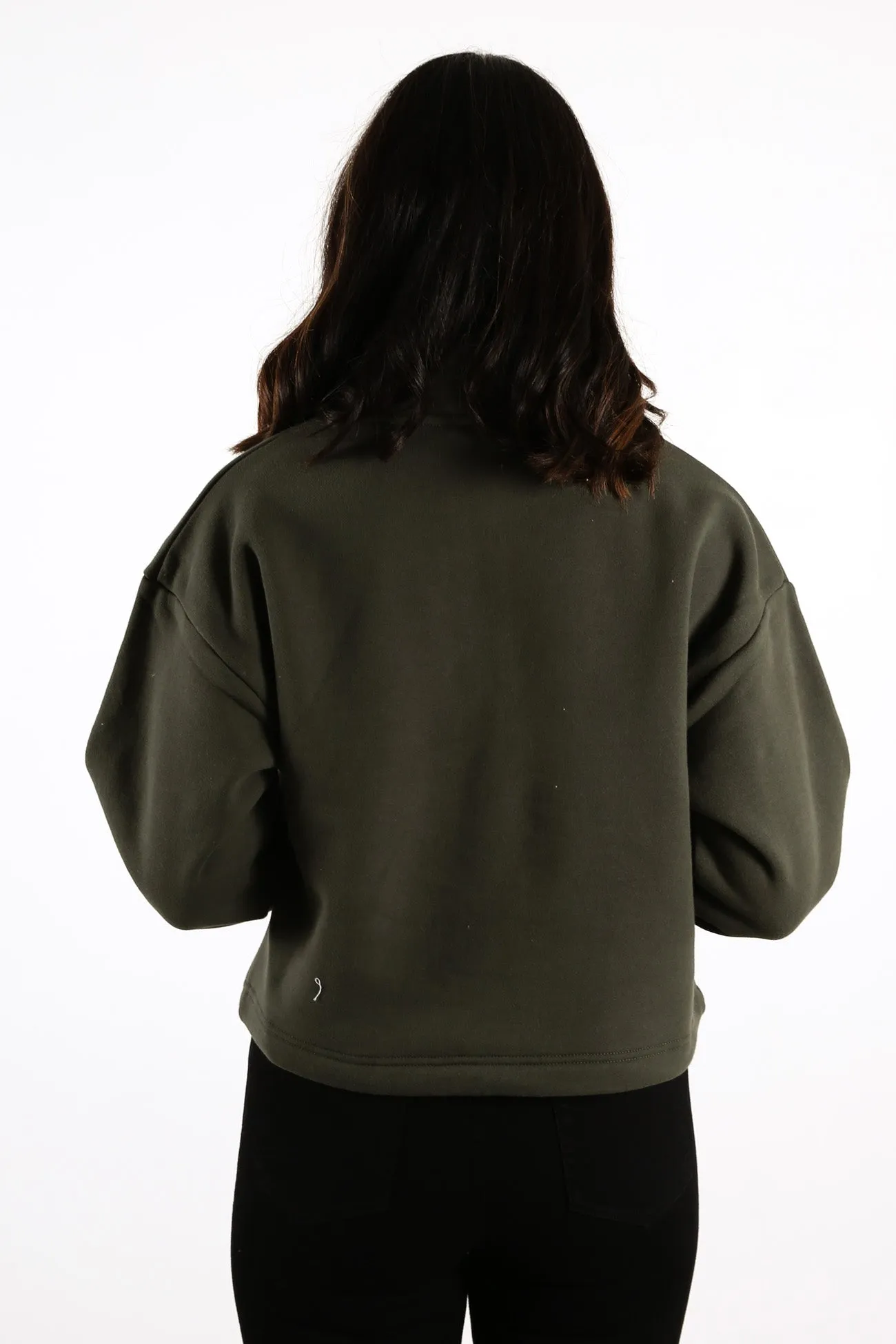 Workgear 1/4 Zip Fleece Flight Green