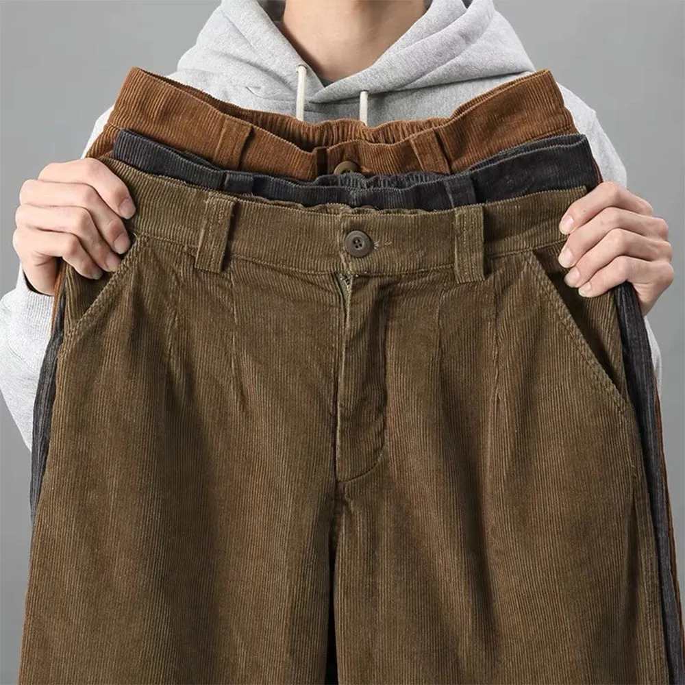 Yellow-brown Overalls Men's Trousers